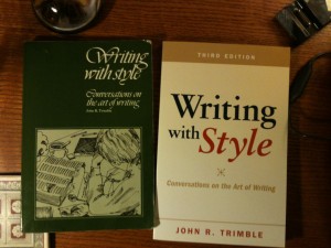 Writing with Style, First and Third Editions