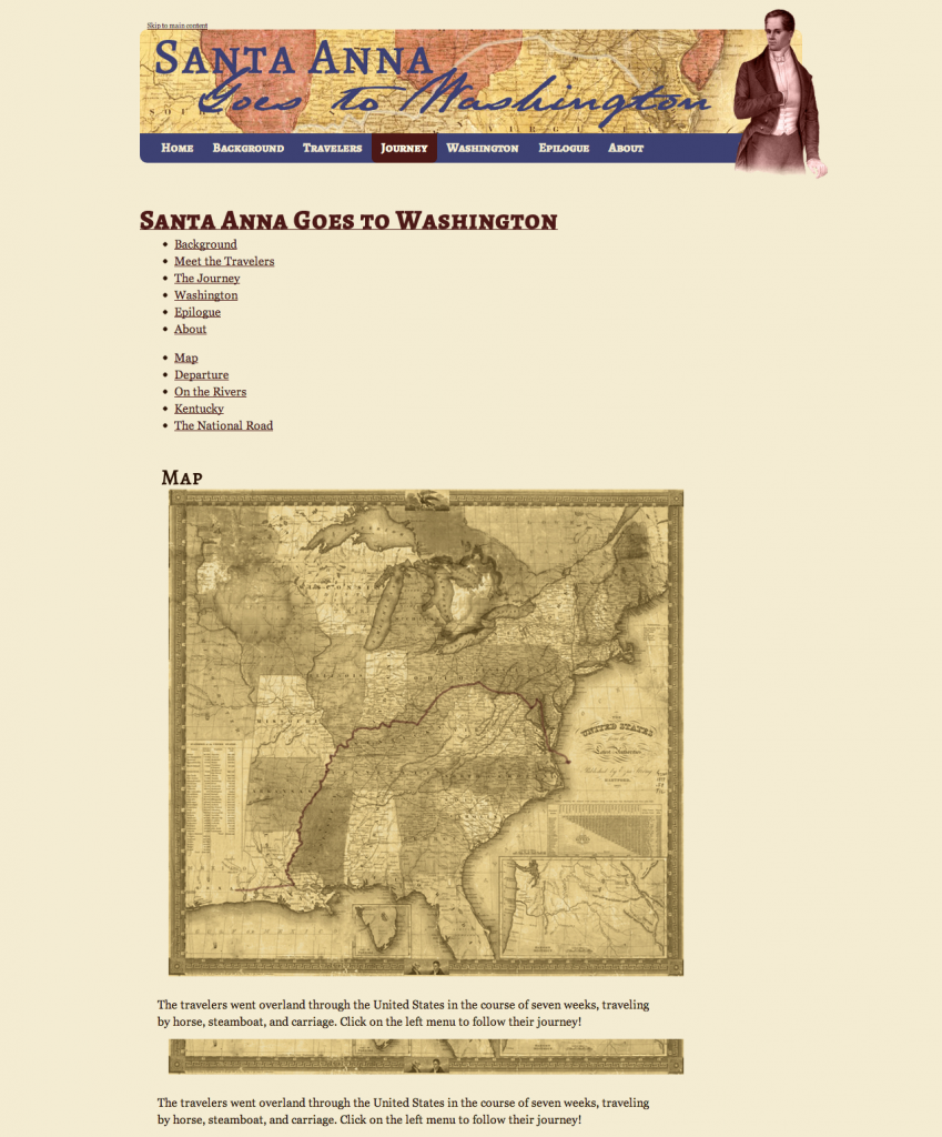 Broken map page