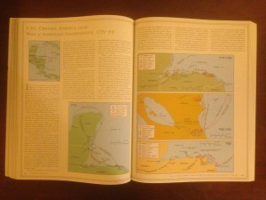 Page on the U.S.-American Revolution in the Historical Atlas of Central America.