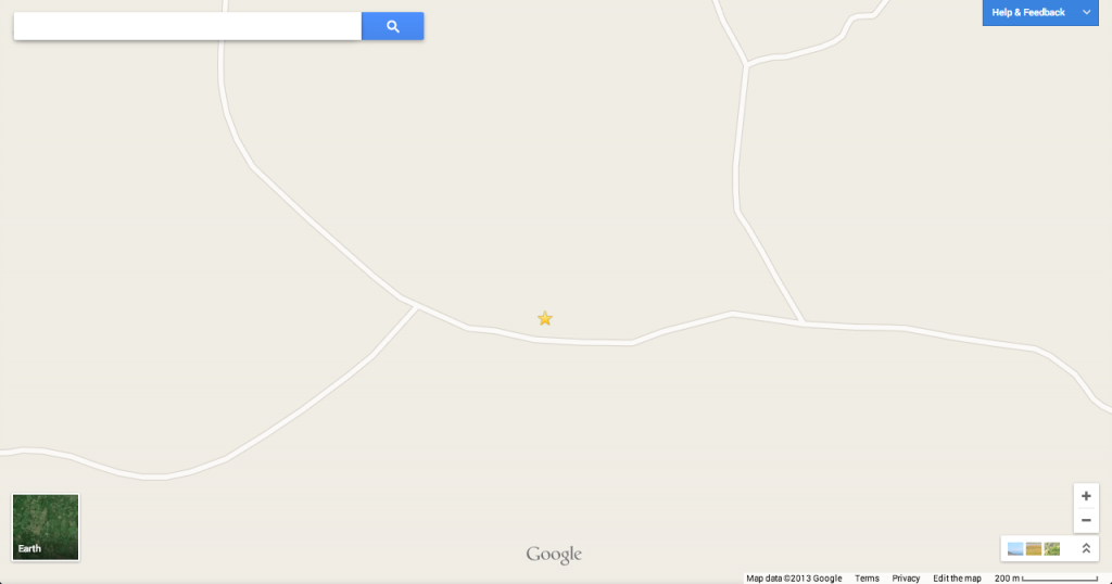 Same spot, just roads.